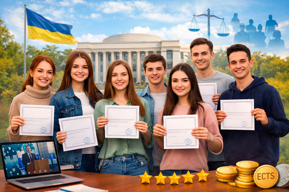 Студенти ЦДУ імені Володимира Винниченка успішно пройшли онлайн-курс «Демократія для молоді» та отримали визнання результатів навчання